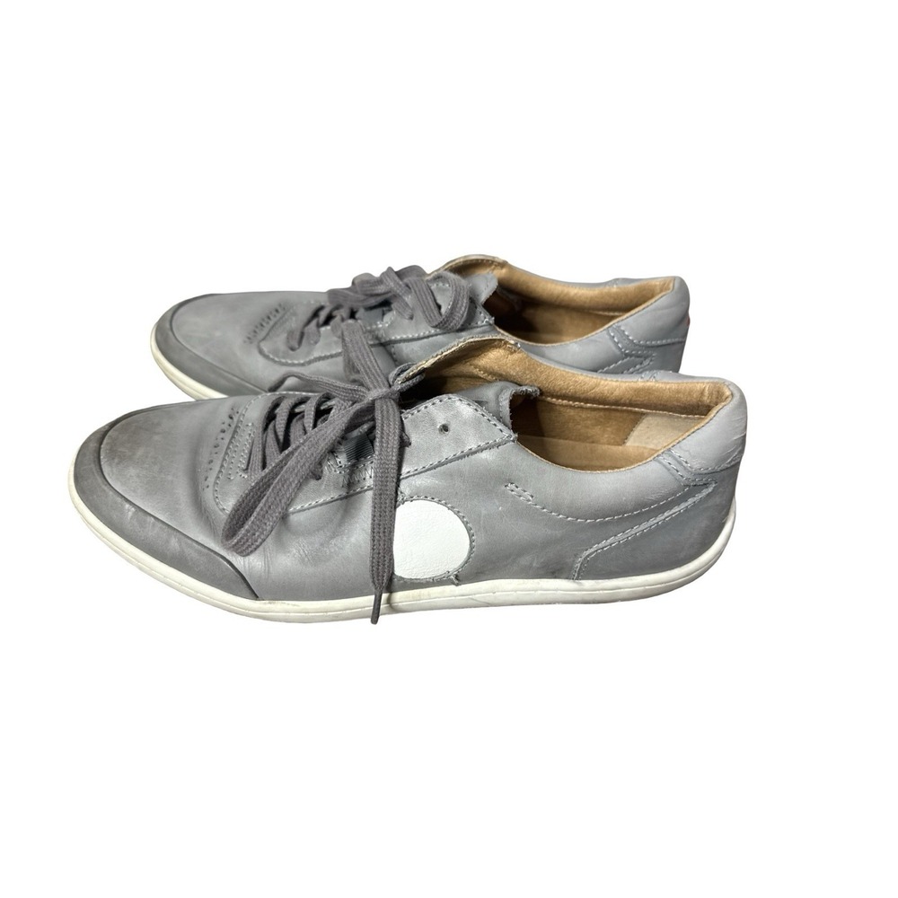Men's Piloti Avenue Driving Racing Shoes Leather Low Top Lace Up Gray 43‎ SZ 9.5